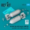 RESKIT RS72-0547 AN-M65 (AN-M59) bombs (1000 lbs) for all USAF & RAF of WW2 & Korean War (2 pcs) (3D Printed) 1/72